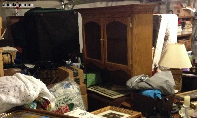 We cleared out and got rid of half our stuff. See how we did it and get inspired to get rid of your own clutter!