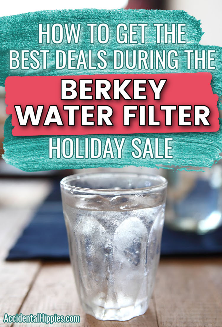 Image: glass of water Text: How to Get the Best Deals During the Berkey Water Filter Holiday Sale